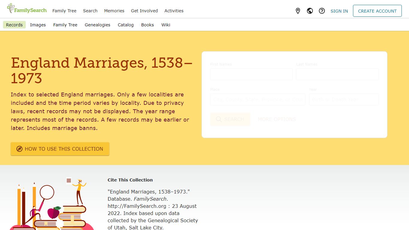 England Marriages, 1538–1973 • FamilySearch